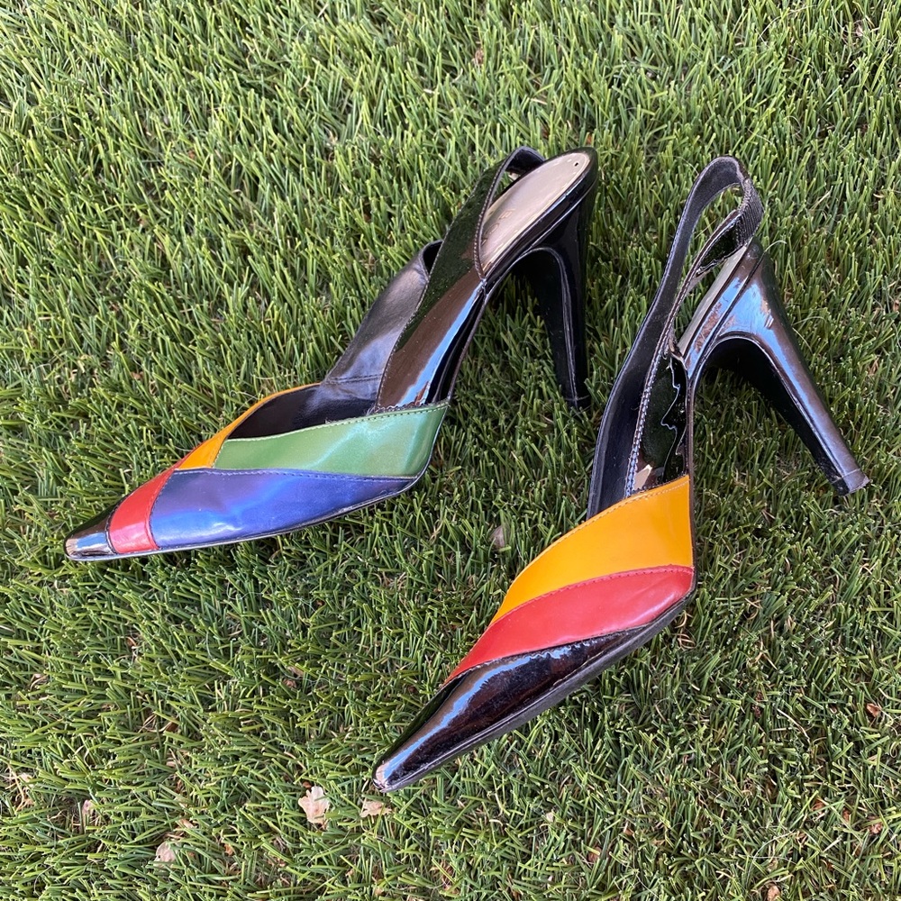 BCBG pointed toe pumps